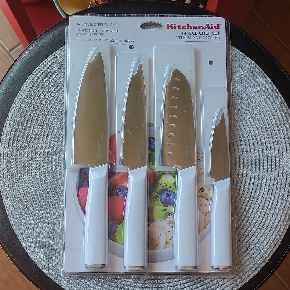 KitchenAid 4-Piece Chef Knife Set